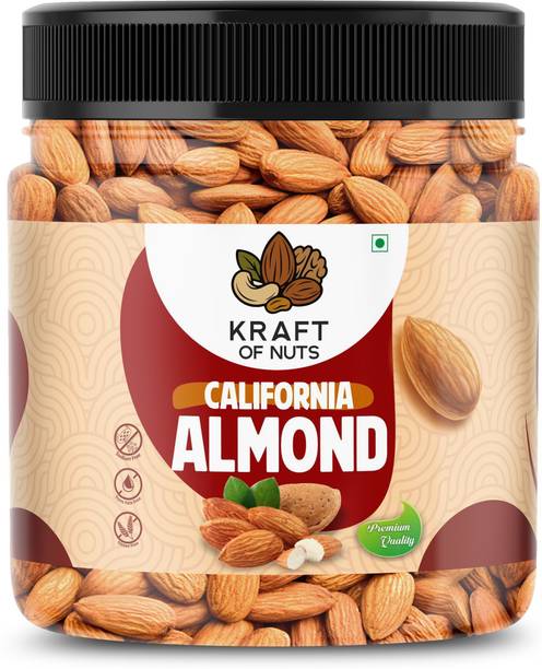 KRAFT OF NUTS Pure Natural Almond, Badam Giri Almonds