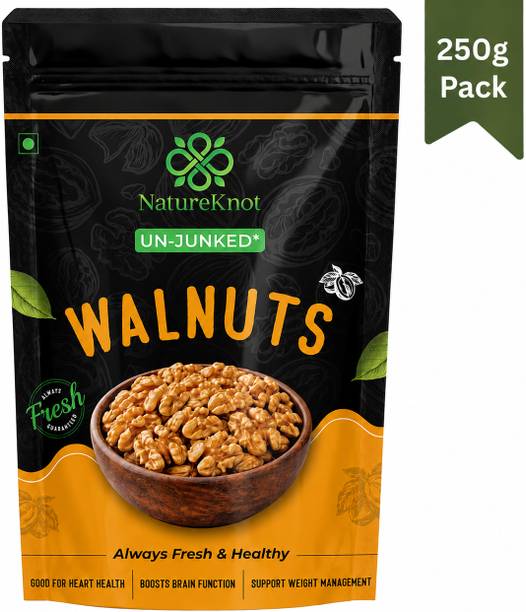 Natureknot Raw Walnuts Premium Quality Natural & Fresh Akhrot for Daily Nutrition Walnuts