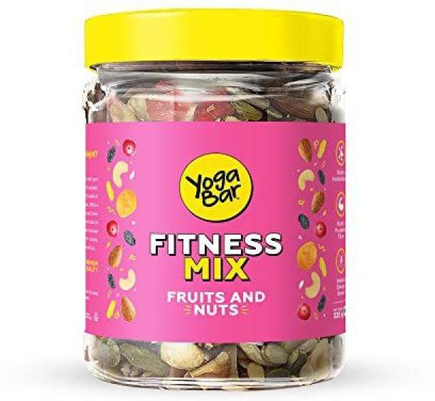 Yogabar Super Healthy Fitness Trail Mix - Roasted Mixed Nuts and Berries