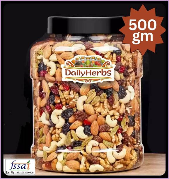 DAILYHERBS Fruit | Panchmeva AAA Almonds, Cashews, Raisins, Apricots