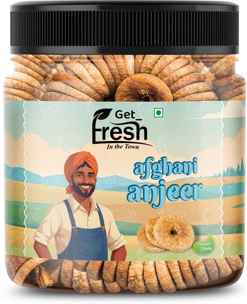 गेटफ्रेश गेट फ्रेश अंजीर ड्राई फ्रूट्स | ड्राइड फिग्स- 1kg (ज़ार पैकिंग) फिग्स (1kg)