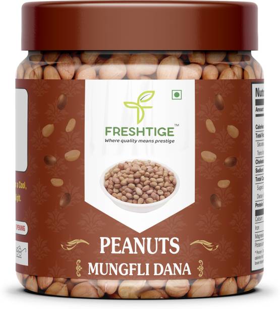 Freshtige Organic Peanut | Mungfli Dana|Jar Pack|Peanut Dana Pack Of 250Gram| Peanut Kernels
