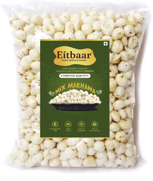 Eitbaar Mix Makhana Combo - Premium Lotus Seeds / Foxnut | Preservative Free Diet Snack Makhana
