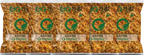 Goshudh Kishmish (Raisins) 100gm Each (Pack of 5) 500g Raisins