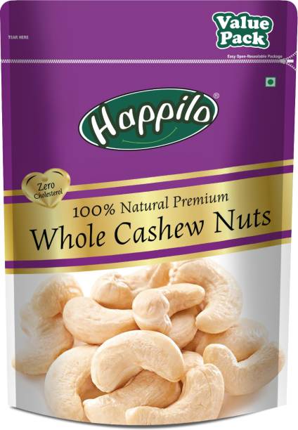 Happilo 100% Natural Premium Whole(value pack) Cashews