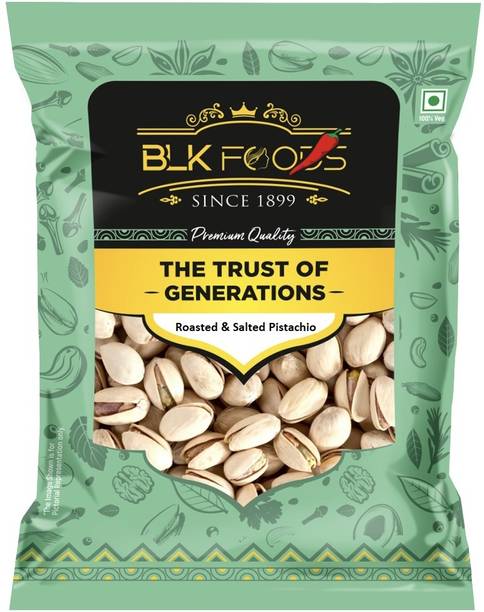 BLK FOODS Tasty Crunchy Roasted & Lightly Salted (Inshell) Pistachios