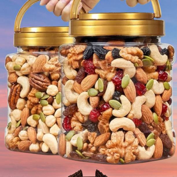 Get Fresh 07Dry Fruits Nut Mix Black & Green Raisin,Almonds,Cashews,Apricot,Pistachios,