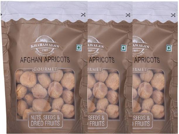 KHARAWALA'S Afghan Apricots Pack of 3 (250 gms each) Apricots