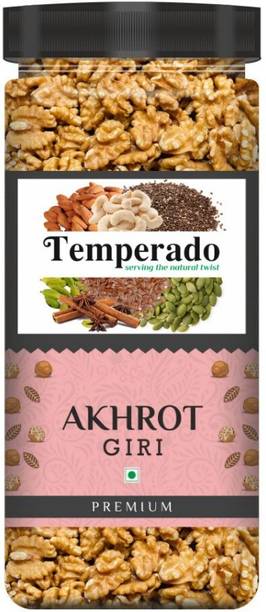 Temperado California Walnut Kernels |Akhrot Giri| (Grade - 2 Pieces, Broken) 350gm Jar Walnuts