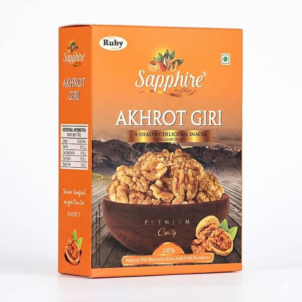 Sapphire Premium California walnut Kernels (Akhrot Giri) 250g Pack of 1 Walnuts