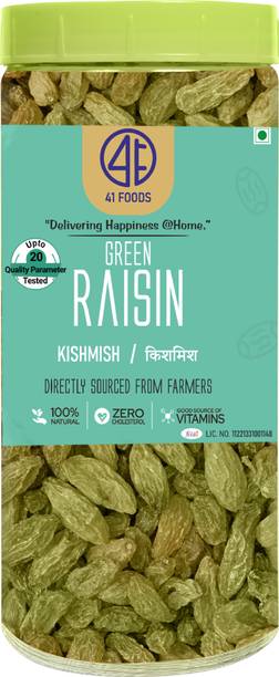 41 foods Premium Green Long Raisin kismis 250 GM Raisins