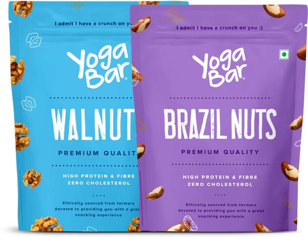 Yogabar Brazil Nut& Walnuts Brazil Nuts, Walnuts