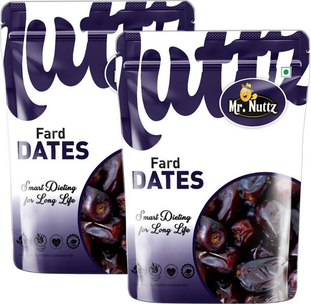 Mr.Nuttz Premium Fard Dates 1kg, Soft And Chewy Texture Khajur, Khajoor - Dates