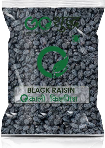 Goshudh Kali Kishmish (Black Raisins) 100gm Pack Raisins