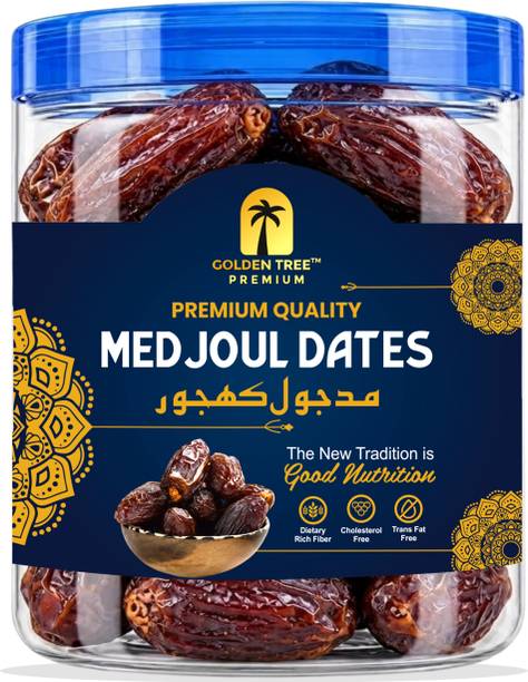 Golden Tree Premium Medjoul khajoor| Sweet & Soft| Naturally Delicious| Rich in Flavor Dates