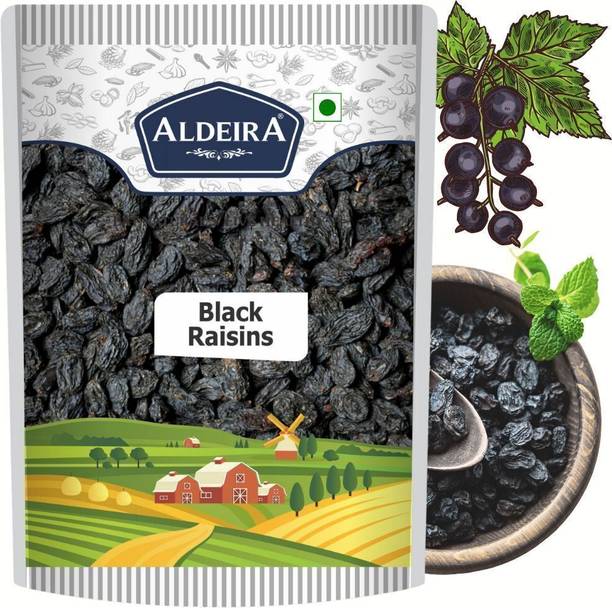 Aldeira Seedless Black Raisin 1Kg Dry Fruits Kali Kishmish Raisins