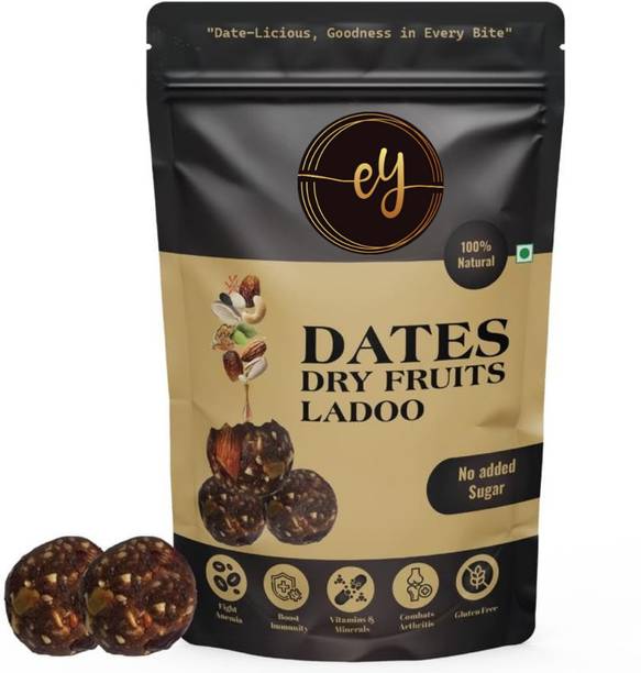 eatyumm Natural Authentic Eating Healthy Dry Fruits & Seeds Laddu Protein Bars