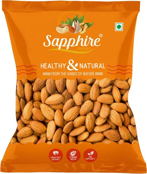 Sapphire Regular Raw California Almonds 1Kg Pack of 1 Almonds
