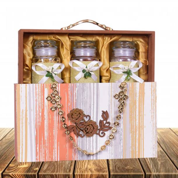 FOOD LIBRARY THE MAGIC OF NATURE Dry Fruit Pack Gift Hamper (Dry Fruits in Gift Box Bag) (mm 1876) Assorted Nuts