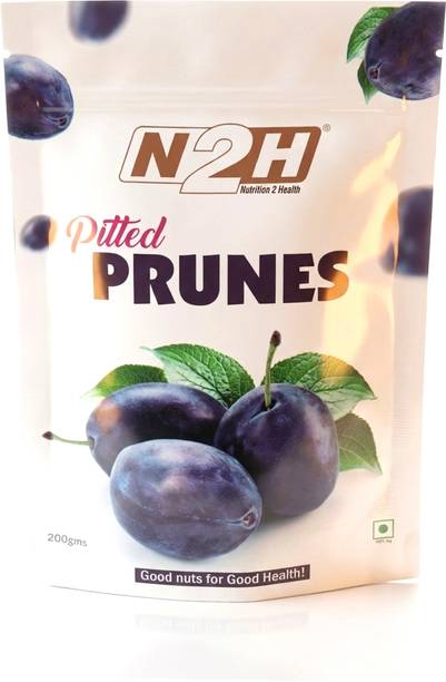 N2H Nutrition 2 Health Natural Dehydrated Fruit Healthy Snack Prunes