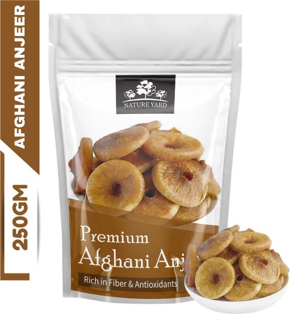 NATURE YARD Premium Dried Afghani Dried Anjeer/Figs - Immunity Booster Figs