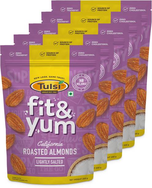 Tulsi California Roasted Lightly Salted (Pack Of 5) Almonds