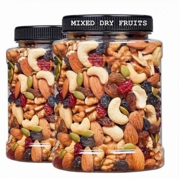 SHIVAAY mixed dry fruits 1kg nut and mix dry fruits panchmeva 1000 g Almonds, Cashews, Raisins, Dates, Apricots, Walnuts, Dry Dates