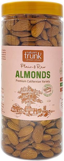 Nature's Trunk Nutritious Premium Californian Plain & Raw Almonds(Badam) | Cholestrol&Fat Free Almonds