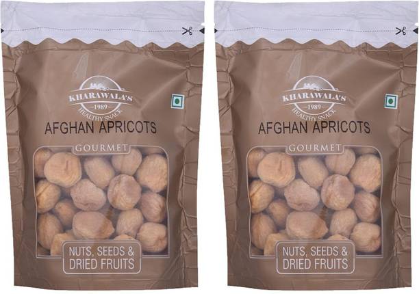 KHARAWALA'S Afghan Apricots Pack of 2 (250 gms each) Apricots