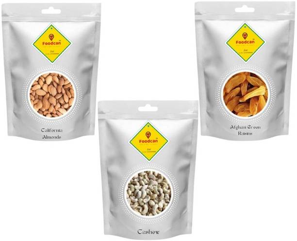 FOODCAN Cashew + Green Raisins + California Almonds