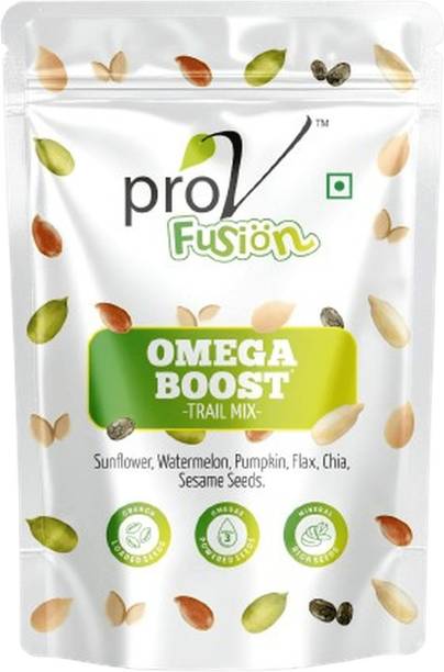 ProV Fusion Omega Boost Trail Mixes | Seeds Mix for Immunity Booster | Protein Rich | Assorted Seeds & Nuts