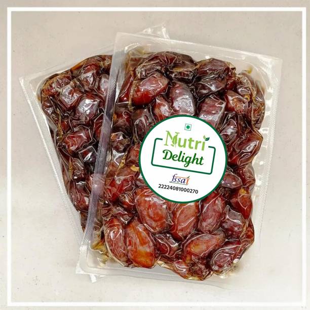 Nutri Delight organic Seedless Dates Pin Khajur | Arabian Dates, Dry Fruit Soft Pin Khajur Dates