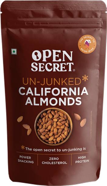 OPEN SECRET Premium California Badam - High Protein Dry Fruit, Fasting Vrat Special Almonds