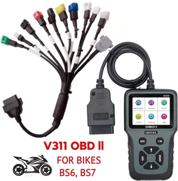 Oritool All BS6 Bike Cable Combo (11 Types Cable + V311 ) work OBD Interface