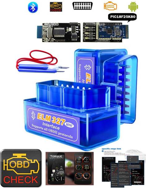 S P ENTERPRISES ELM327 Scanner Code Readers V2.1 Smart Car Vehicle Diagnostic Scanner Tool 1PCS OBD Reader