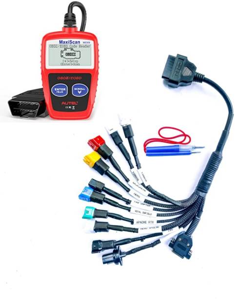 Danlite Tools Technician BS6 BIKE CABLE ( MS309 + BS6 Cable ) Work on All BS6 Bike FREE CONTINUITY TESTER OBD Reader