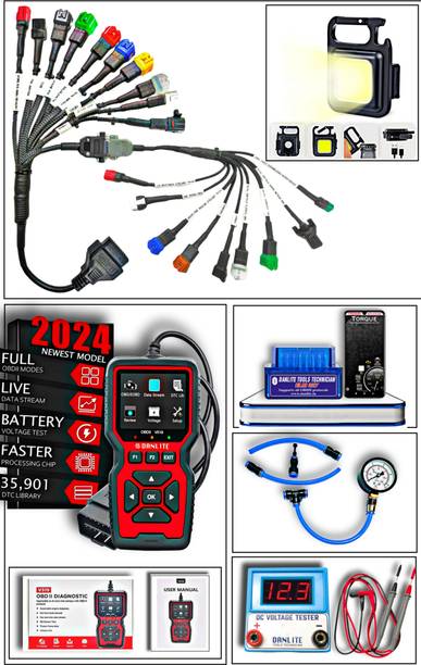 Danlite Tools Technician Danlite Alpha Combo V519 OBD Scanner Bs6-Bs7 Bikes OBD Reader