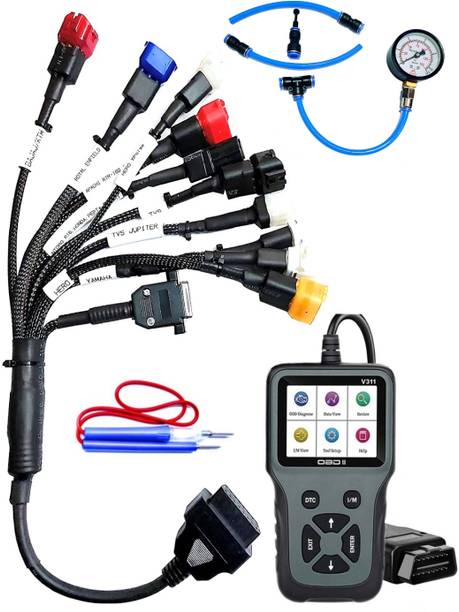 DANLITE TOOLS AND TECHNICIAN V311 Scanner Free Continuity Tester All BS6 Bike Universal Cable OBD Interface