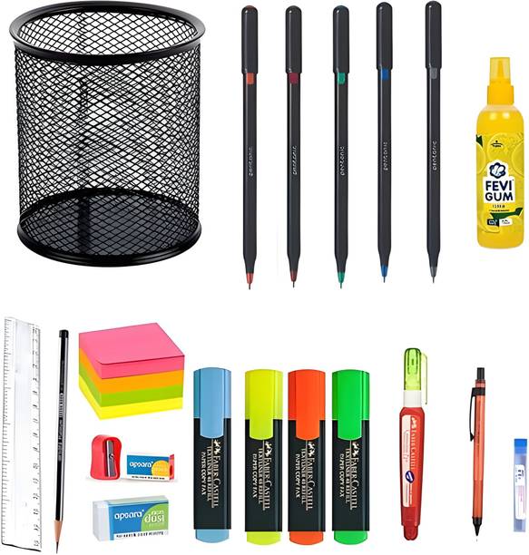 JMBW INTERNATIONAL All in One 20Items Stationery Combo for Office, Home and School use |  Office Set