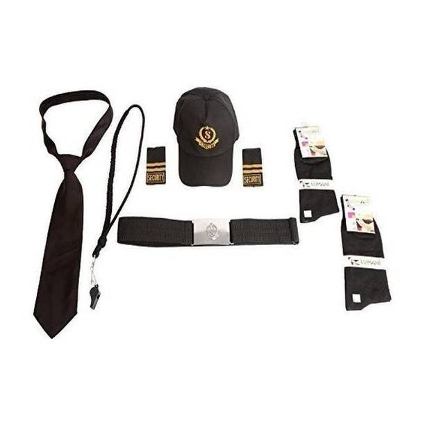 FABUNIFORMS Security Guard Accessories set (BLACK)  Office Set
