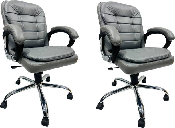 APPLE FURNITURE Ergonomic office conference home college reception desk study revolving chair Leatherette Office Executive Chair