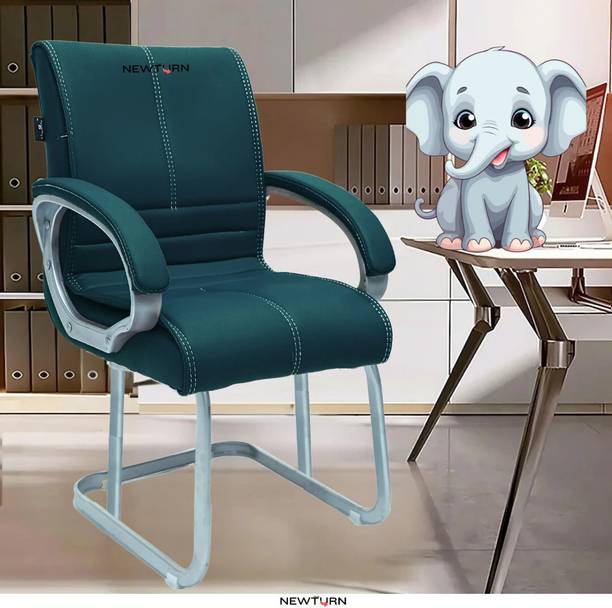 Newturn Maxson Heavy duty Cushion office fixed visitor Synthetic Office Visitor Chair
