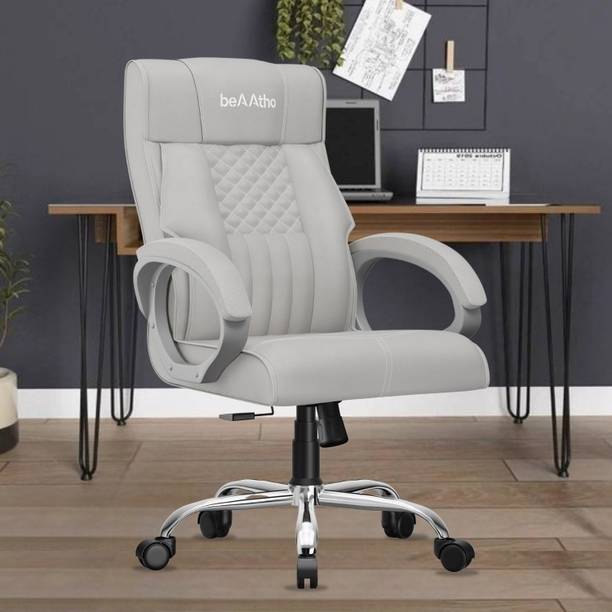beaatho Oxford High Back Ergonomic Revolving Chair Leatherette Office Executive Chair