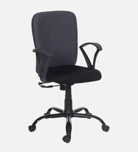 CHR NX chrnx003 Zebra Black Fabric Office Adjustable Arm Chair