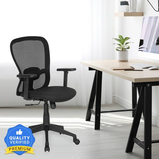 Nilkamal Alba Fabric Office Arm Chair