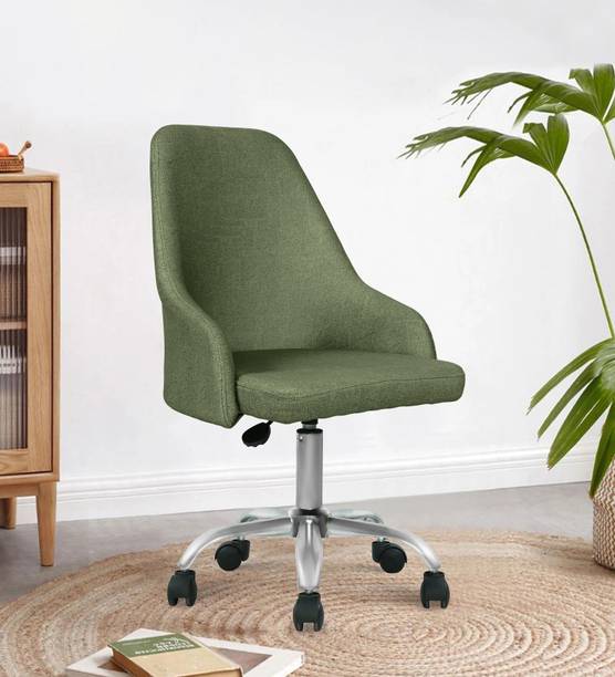 Vergo Smart Study Chair | Office Chair for Home, WFH Chair, Fabric Study Arm Chair