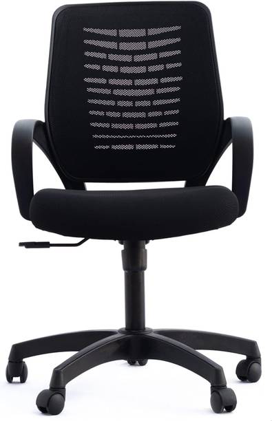 MAHA GURU MG NEW TRENDY MESH BACK SUPPORT ROLLING CHAIR WITH HEAVY BASE Mesh Office Adjustable Arm Chair