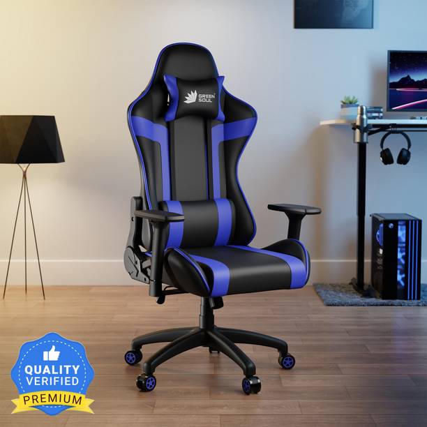 GREEN SOUL Raptor 2.0 Racing Edition Ergonomic Gaming Chair with Premium PU Leather |Gaming & WFH|3D Armrest Gaming Chair