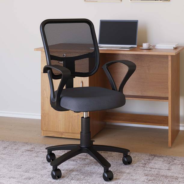 Flipkart Perfect Homes Mid-Back Century Drafting Staff, Workstation, Desk Chair Mesh Office Executive Chair