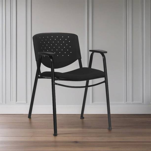 Nilkamal Amaze Low Back | Suitable to Home & Study | Armrest Fabric Office Visitor Chair